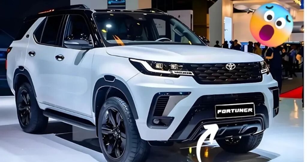 New Toyota Fortuner 2025: Powerful Hybrid SUV with Bold Design & Advanced Features 2 2025 Toyota Fortuner in rugged terrain showing hybrid badge and sleek design