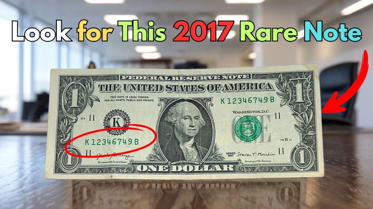 How to Identify a 2017 $1 Bill With a Ladder Serial Number Some Selling for Up to $60,000